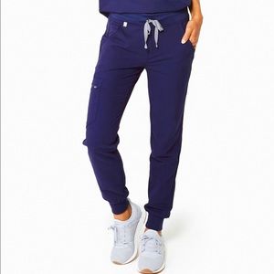 Navy FIGS Zamora Jogger Scrub Pants